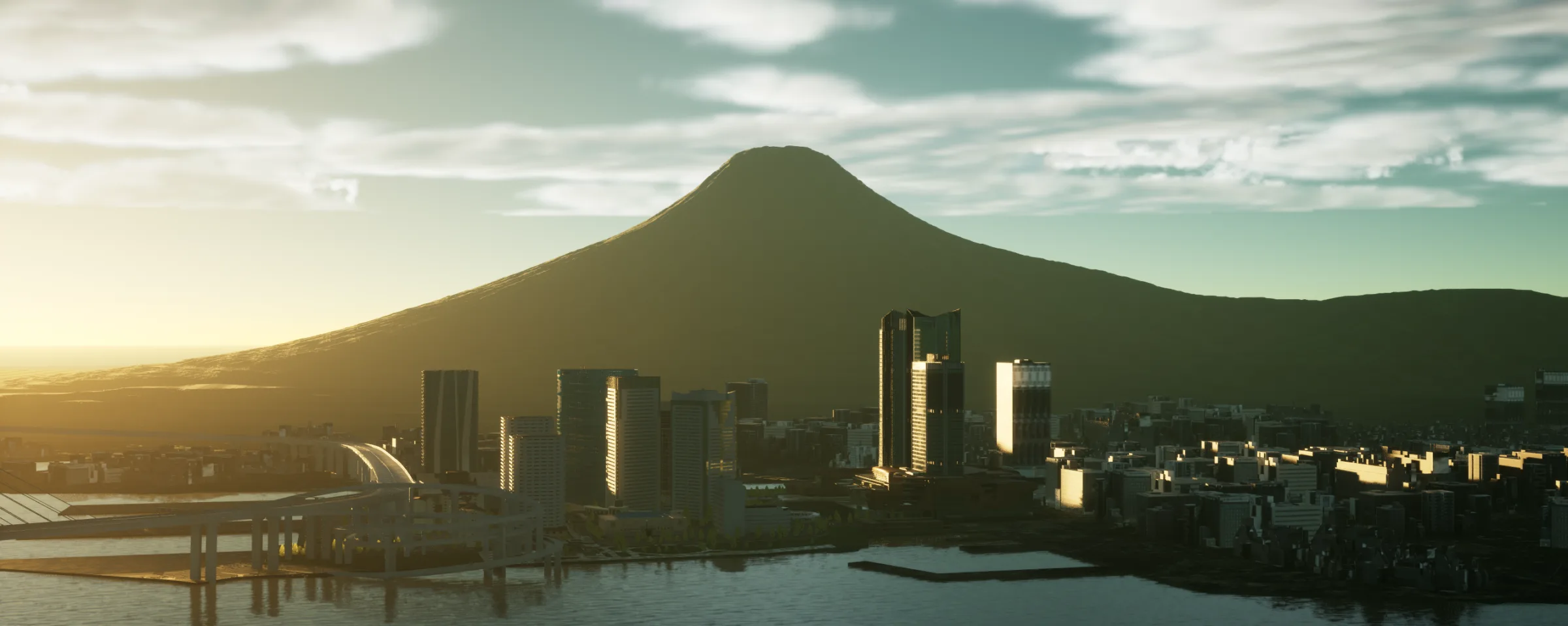 Streets and mountains of Kakeshima